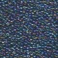  10 g 8/0 Seed beads, Noir Lined Crystal AB 