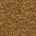  10 g 8/0 Seed beads, Silverlined Dark Gold 