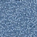  10 g 8/0 Seed beads, Sky Blue Lined Crystal 