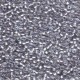  10 g 8/0 Seed beads, Sparkling Pewter Lined Crystal 