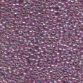  10 g 8/0 Seed beads, Lined Magenta AB 