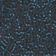  10 g 8/0 Seedbeads, Dyed Silverlined Blue Zircon 
