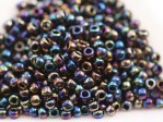  10 g 8/0 TOHO Seedbeads, Metallic Rainbow Iris 