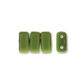  50 st Brick Beads 6x3 mm, Opaque Olive 