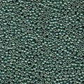  10 g 11/0 Seed Beads, Duracoat Galvanized Sea Green 