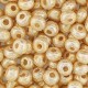  5 g 6/0 Seedbeads, Baroque Pearl Cream 