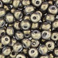  5 g 6/0 Seedbeads, Baroque Pearl Dark Olive 