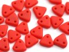  30 st Czechmates Triangles 6 mm, Matte - Opaque Red 