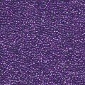  10 g 15/0 Seed Beads, Sparkling Purple Lined Crystal 