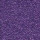  10 g 15/0 Seed Beads, Sparkling Purple Lined Crystal 