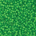  5 g 11/0 Delicas, Duracoat Opaque Fiji Green 