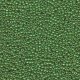  10 g 11/0 Seed Beads, Opaque Jade Green Luster 