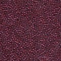  10 g 11/0 Seed Beads, Cranberry Gold Luster 