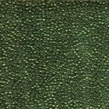  10 g 11/0 Seed Beads, Olive Green Gold Luster 