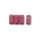  50 st Brick Beads 6x3 mm, Pink 