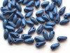  50 st Minidaggers, 2,5x6 mm, Metallic Suede - Blue 