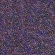  10 g 15/0 Seed Beads, Lined Purple/Gold 