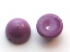  1 st Dome Bead 12 x 7 mm, Hollyhock Purple 