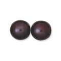  120 st 4 mm runda glasprlor i prlemor, Eggplant 