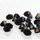  25 st Pinch beads, 7 mm, Jet Sliperit 