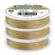  ca 9,2 m 7 strand Beadalon wire 0,30 mm, Gold Color 