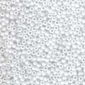  10 g 8/0 Seedbeads, White Opaque 