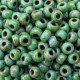  10 g 11/0 Seed Beads, Picasso Seafoam Green Matte 