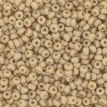 10 g 8/0 Seedbeads, Frosted Opaque Glaze Rainbow Ivory 