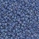  10 g 8/0 Seedbeads, Frosted Opaque Glaze Rainbow Soft Blue 