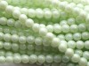  120 st 4 mm runda glasprlor, Pastel Green 