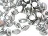  50 st Pinch beads, 5 mm, Aluminium Silver 