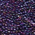  10 g 6/0 Seedbeads, Purple Lined Amethyst AB 
