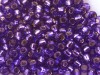  10 g 8/0 TOHO Seedbeads, Silverlined Purple 