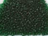  10 g 15/0 TOHO Seedbeads, Transparent Green Emerald 