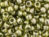  10 g 8/0 TOHO Seedbeads, Gold-lustered Green Tea 