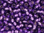  10 g 11/0 TOHO Seedbeads, Silverlined Purple 
