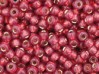  10 g 11/0 TOHO Seedbeads, Silverlined Milky Pomegranate 