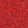  10 g Buglebeads, 6 mm, Opaque Red 