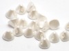  20 st Button Beads, 4 mm, Pastel White 