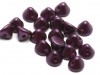  20 st Button Beads, 4 mm, Pastel Bordeaux 