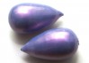  1 st Paper Mache Droppe, 40x23 mm, Purple Opal 