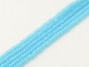  Ca 180 st Chinese Cut Beads, 1 mm, Turquoise 