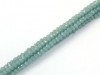  Ca 180 st Chinese Cut Beads, 1 mm, Seafoam Green 