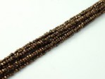  Ca 180 st Chinese Cut Beads, 1 mm, Black Bronze 