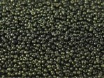  10 g 11/0 Seedbeads, Polychrome Dark Olive 