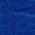  5 g 11/0 Delica, Semi-Frosted Transparent Capri Blue 