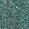  10 g Drops 3,4 mm, Sparkling Aqua Green Lined Crystal 