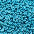  10 g Miniduos, 2 x 4 mm, Metaluster Turquoise 