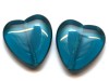  1 st hjärta, 24 mm, Blue Zircon 