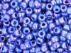  10 g 11/0 TOHO Seedbeads, Opaque-Rainbow Navy Blue 